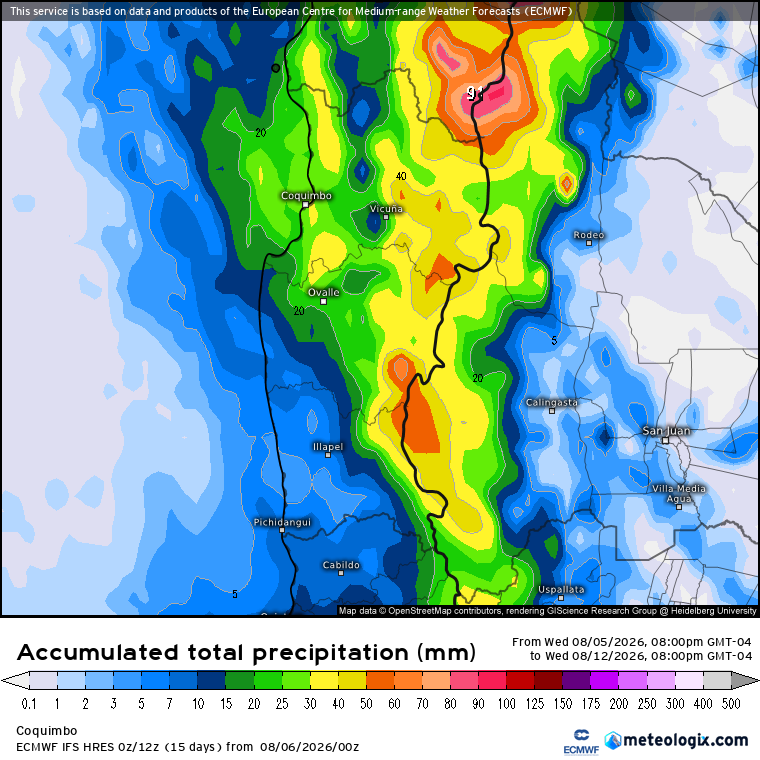 EdoWeatherman's tweet photo. AVISO EN SEGUIMIENTO ZONA NORTE.

Una situación en altura afectaría parte de las regiones de Tarapacá, Antofagasta, Atacama y Coquimbo, los días 11 y 12 de agosto, con fuertes precipitaciones, gran cantidad dw tormentas eléctricas y una isoterma sobre los 3000-3500 msnm. Se proyecta que entre Atacama y Coquimbo caiga lo más intenso, con sectores que acumularían más de 50 mm.

Lamentablemente esta situación está comenzando a parecerse al evento de marzo del 2015, yo espero que ojalá se debilite porque de lo contrario las consecuencias serán complejas.

Este evento viene apareciendo hace varios días y por ahora no muestra variaciones.

Seguiré actualizando la información diariamente.