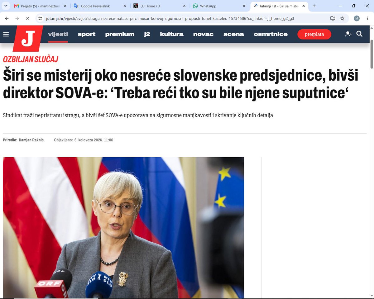 MlRezek's tweet photo. Hrvati nam morajo odkrivat ruske agente v predsedniškem kabinetu @nmusar https://t.co/9R5Y7Ery3T
