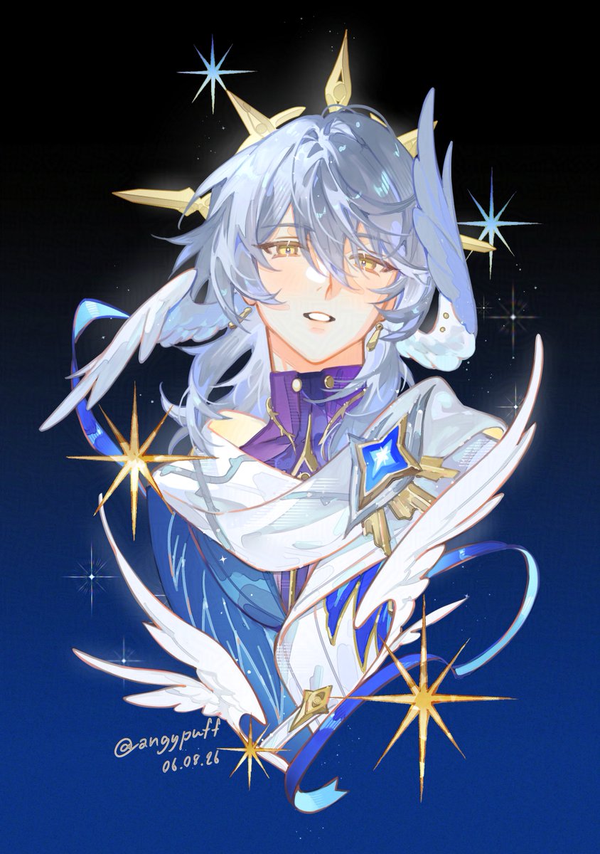 angypuff's tweet photo. 💙🪽✨

#hsrcreators #honkaistarrail #SundayHSR https://t.co/lRRYsYbZsA