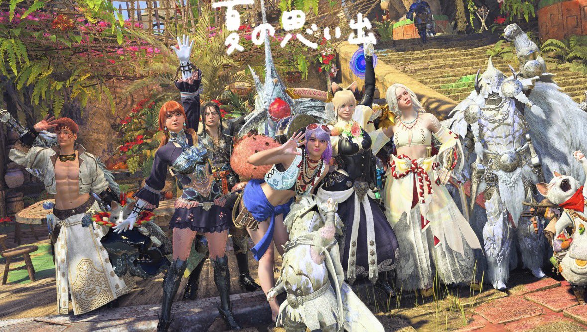 dendencha727's tweet photo. 久しぶりのモンハン配信は
新たなお友達もたくさん出来て大満足♡♡

可愛いお写真も一緒にいーっぱい
撮ってくれてありがとぉ🏖☀️

TwitchとTikTokどちらでもやって行くので
是非是非遊びに来てねん😋 https://t.co/MMmcmipygx