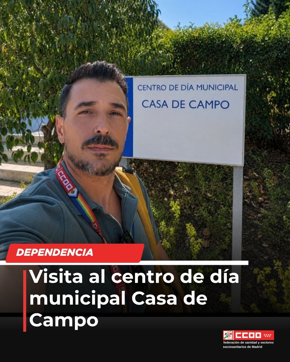 CCOOSanidadMad's tweet photo. 📍 Hoy hemos visitado el Centro de día Casa de Campo para escuchar de primera mano las inquietudes de la plantilla.

Estar cerca de las trabajadoras y los trabajadores es la mejor manera de defender sus derechos.

✊ Seguimos en los centros, seguimos a vuestro lado.

#CCOO #ServiciosPúblicos #Madrid #dependencia @sanitarioccoo @zupo21