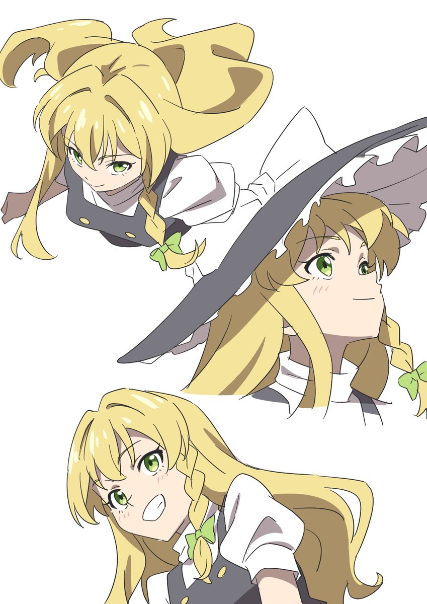 ThGyouza's tweet photo. 体調崩していたのでリハビリがてら魔理沙を描いていました。 https://t.co/piBulw8nza