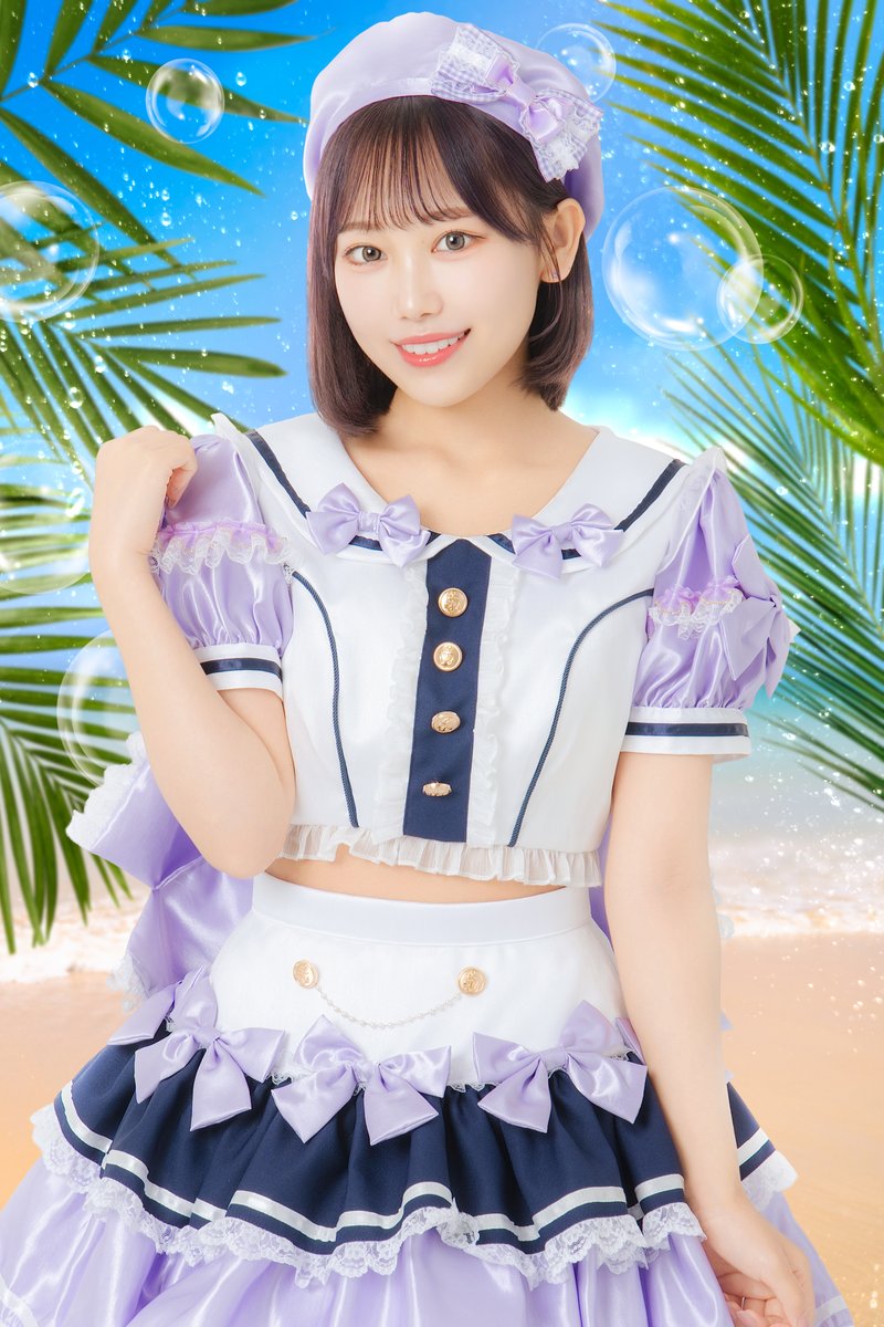 primarytides's tweet photo. ˚‧︵‿₊ 🌊 ₊ ˚ ⊹ 🫧 ₊ ˚ ⊹ 🐚 ₊ ˚ ⊹ ₊‿︵‧ ˚

/／
プライマリタイズ夏衣装個人アー写公開🌟
\＼

🏝️プライマリタイズ夏衣装🏝️
この夏はプライマリタイズと一緒に乗り越えよう🌊

実羽しゅり🐱💜
（@shuri_mihane）
出身地：青森県

#プライマリタイズ
˚‧︵‿₊ 🌊 ₊ ˚ ⊹ 🫧 ₊ ˚ ⊹ 🐚 ₊ ˚ ⊹ ₊‿︵‧ ˚⁡⁡
