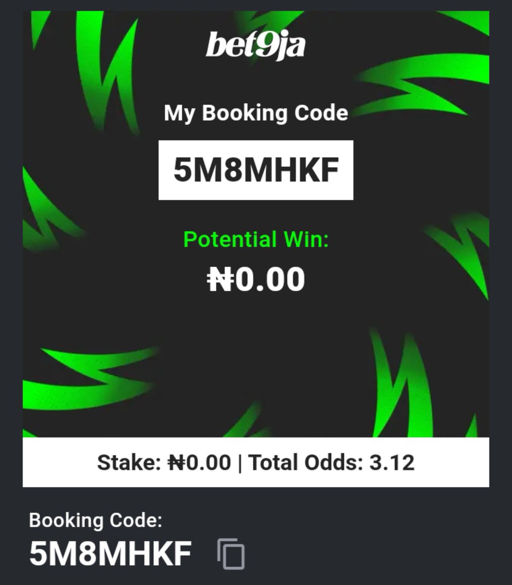 Destinyparkbet's tweet photo. Today's picks 

5M8MHKF

BET9JA https://t.co/TblwH2Nojk