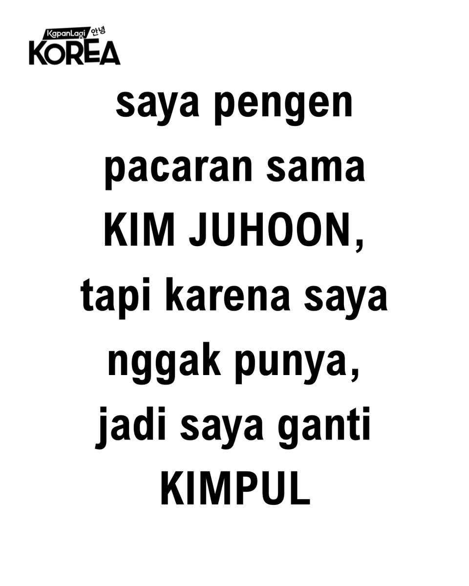 KapanlagiKorea's tweet photo. Bisa juga diganti gembolo atau tempe benguk #kpop #kpopmeme #halu #klk_rsp https://t.co/41b4XkpMKb