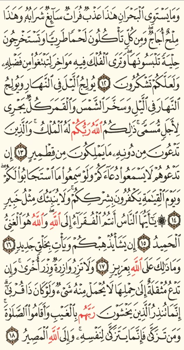 sakinahdaily's tweet photo. ورد اليوم من سورة فاطر  من الآية ٣ إلى الآية ١٨

  #تدبر #القران_الكريم https://t.co/KEtImAzKNq