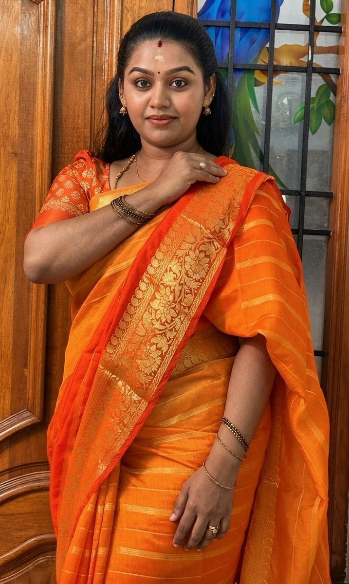 Arumugam_94's tweet photo. Tamil serial famous actress Gayathri. How is this GRWM pics. https://t.co/qovCtOHQUO