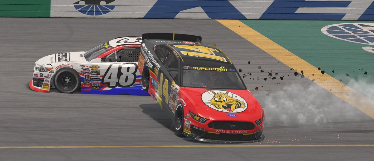 RacingSpectrum's tweet photo. Our @SuperstarARCA East results from Kentucky:
8th @MatthewDerr18 #18
20th @MadElf11 #98
26th Eric Kepf #63
29 @kevinwatler7 #14
Not a great race.
#iracing #eracing #srleast #arca #stockcar https://t.co/6d7JYt1hva