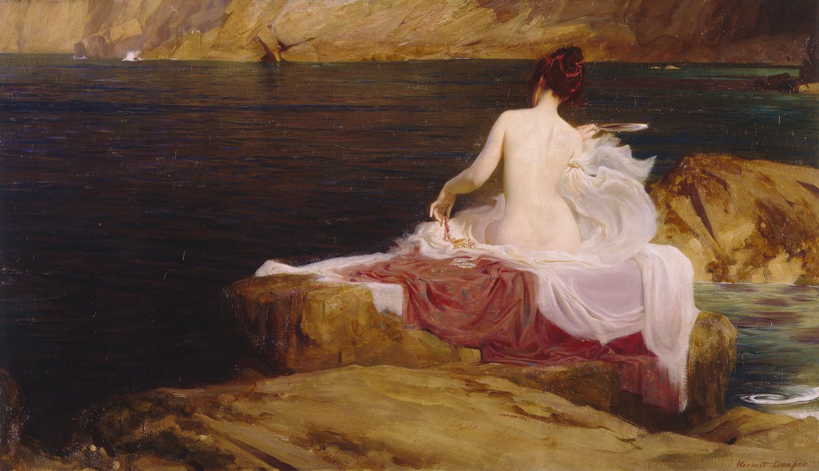 ArtistOnThisDay's tweet photo. Herbert James Draper (1863–1920)

Calypso's Isle, 1897
Collection: Manchester Art Gallery https://t.co/lgYHjsBZuu