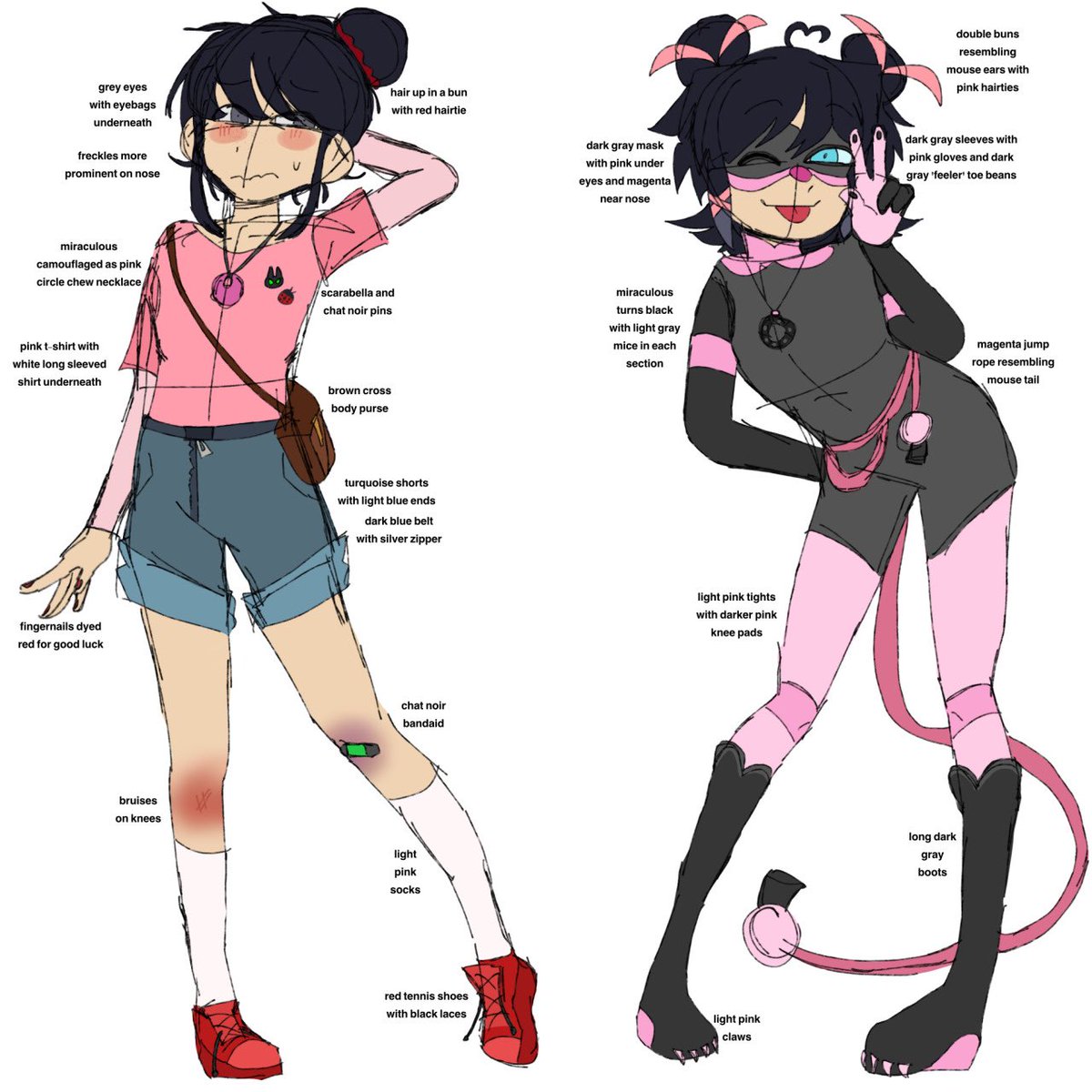 PurpsPencil's tweet photo. (2023) EARLY CORE FOUR DESIGNS FOR #msbau | #miraculous #miraculousladybug #mlb https://t.co/HpNuxTiY7w