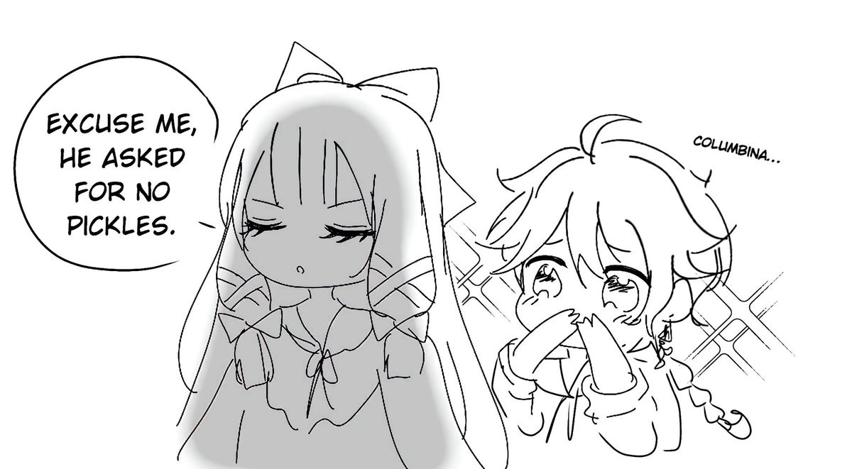 mazuryi_kana's tweet photo. Lmao idk what I’m drawing

#Aether #Columbina #Aebina https://t.co/zMj49b6EU9
