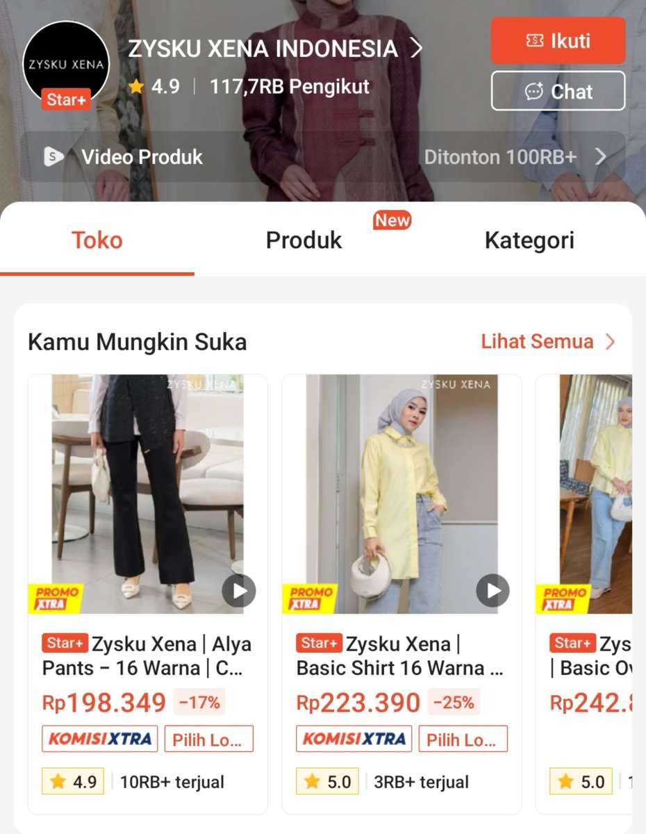 eclipsmoonn's tweet photo. Awalnya beli offline baju dari brand ini. Setelah cari toko orennya, ternyata harganya lebih muraahh dan outfitnya gemes-gemes deh!https://t.co/ifzP3JEUZr https://t.co/aGTyjXr89k