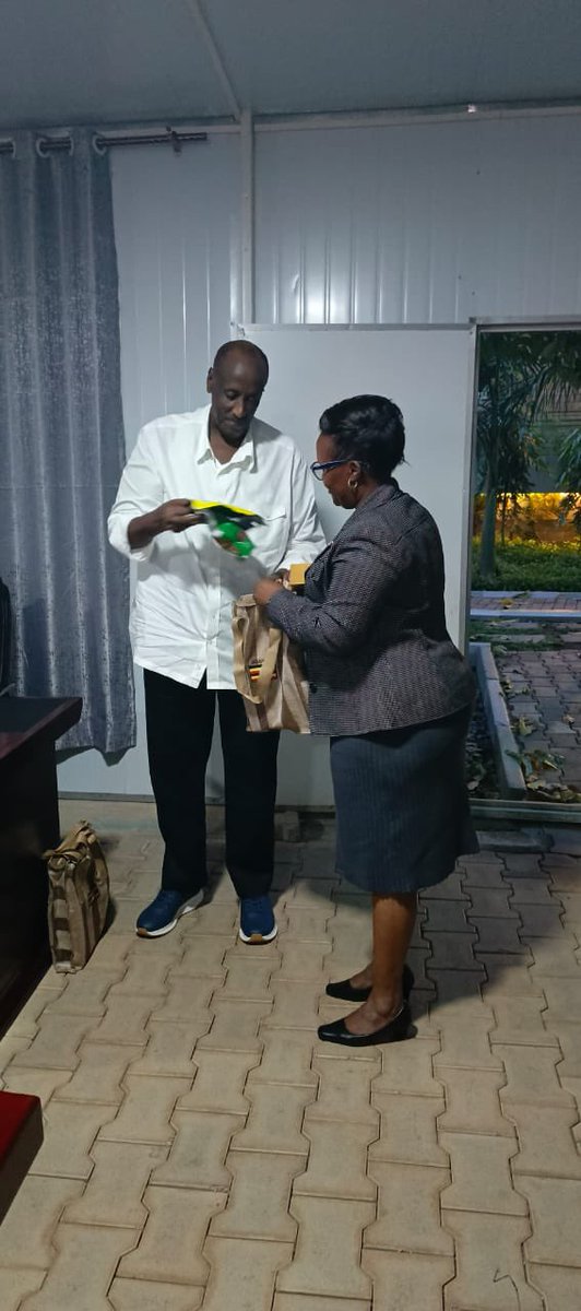 sarahkzalwango's tweet photo. Honoured to meet Gen. Salim Saleh for an inspiring discussion on advancing sanitation in Kampala. We explored bold and sustainable approaches to improving public health through better sanitation, innovative waste-to-wealth solutions, and climate-resilient practices that can transform our communities.

I was deeply humbled to receive gifts from Gen. Saleh, a gesture I greatly appreciate. Together, through collaboration and shared commitment, we can build a cleaner, healthier, and more resilient Kampala for present and future generations.