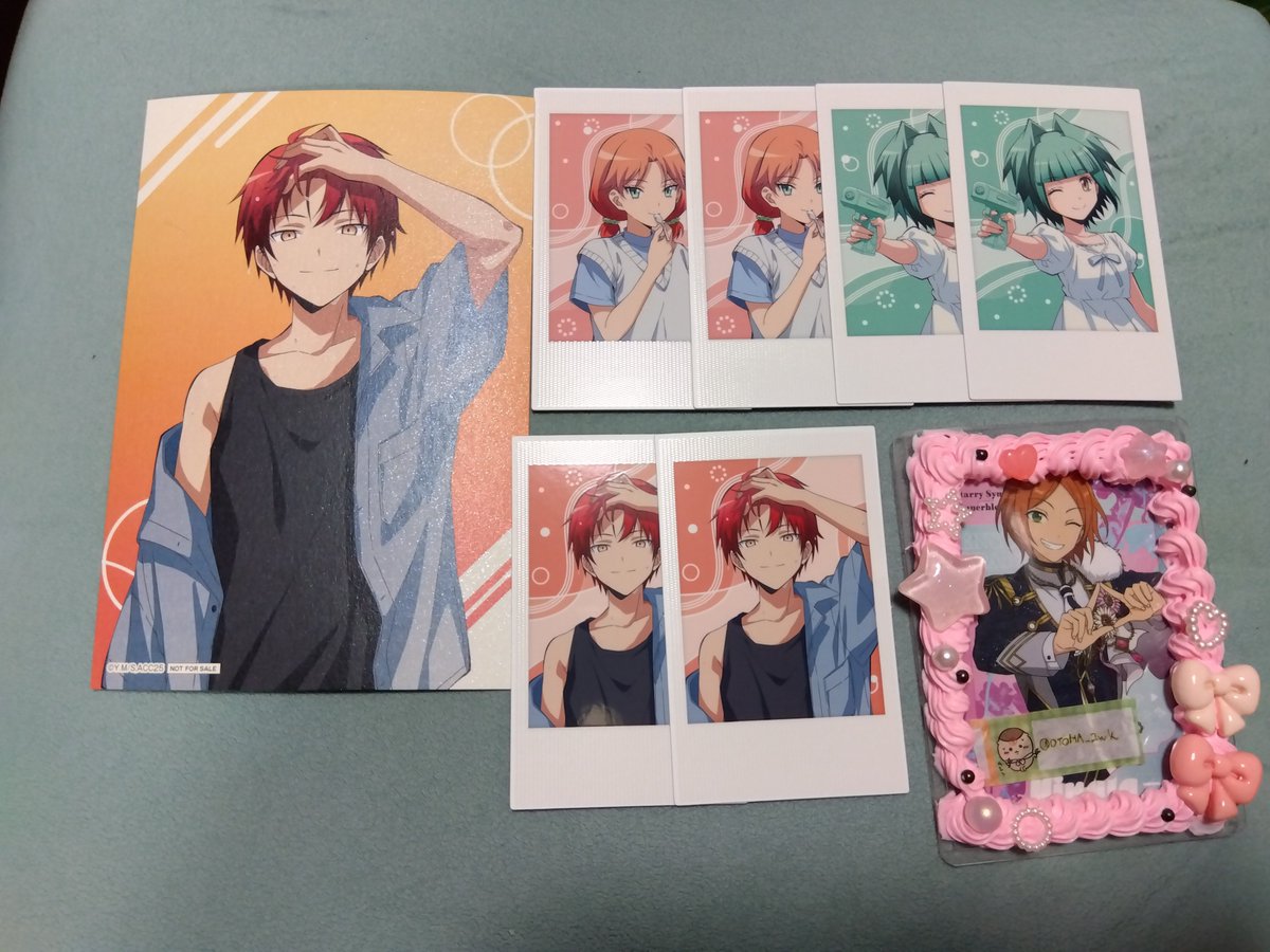 OTOHA_2wk's tweet photo. 【交換】暗殺教室　夏の装い　POP UP SHOP ポラショ 購入特典　ポストカード

譲≫画像参照

求≫同種ポラショ→前原2 潮田1＞磯貝1
同種購入特典→前原or潮田

✧リトリン必読
✧郵送での交換のみ
✧ポラショ速水、茅野含む纏めての方優先
✤お気軽にお声掛けください https://t.co/ceP82y9rwF