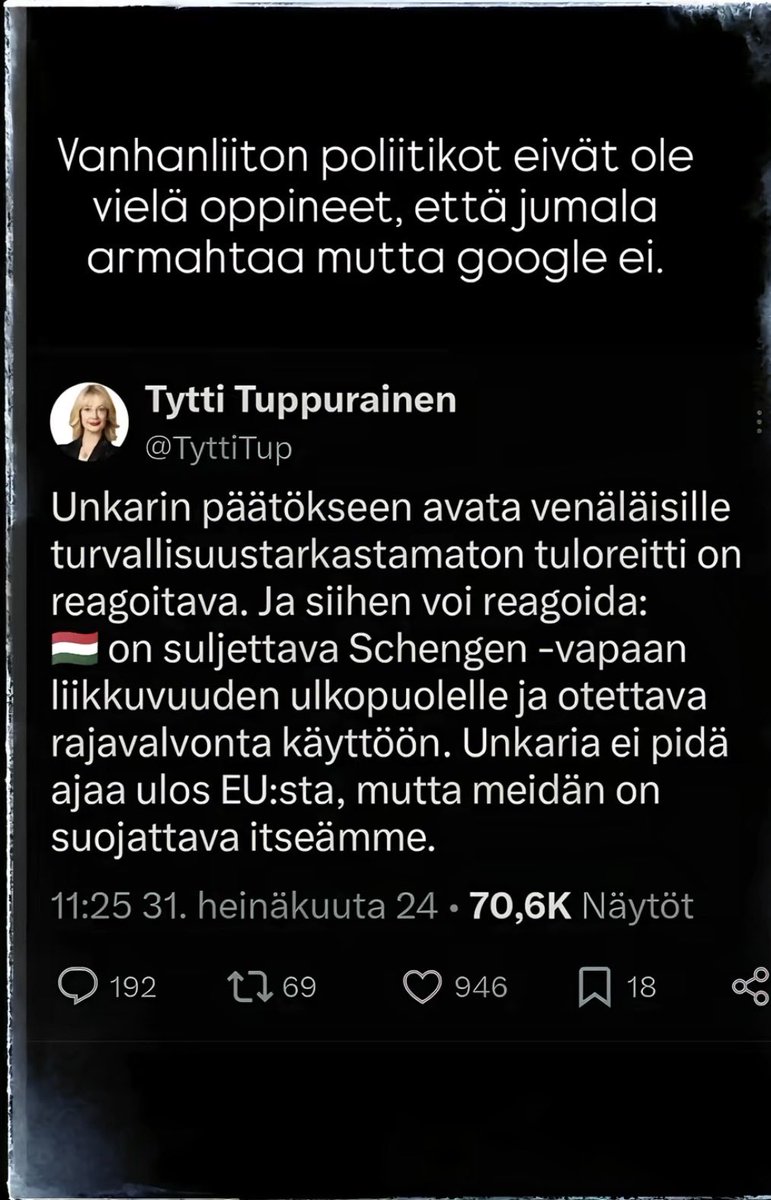 SariaKoo's tweet photo. @JoachimStj93315 Aiheuttiko tämä mainehaittaa 😂 https://t.co/nUvGD0lJZm