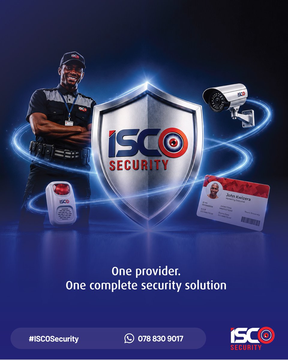 iscosecurity's tweet photo. ISCO combines trained security personnel, alarm systems, surveillance technology and access control into one seamless solution designed around your business. Simpler management. Faster response. Better protection.
Contact ISCO today for a customized security package.#IscoSecurity https://t.co/t6dvJ7D3CU