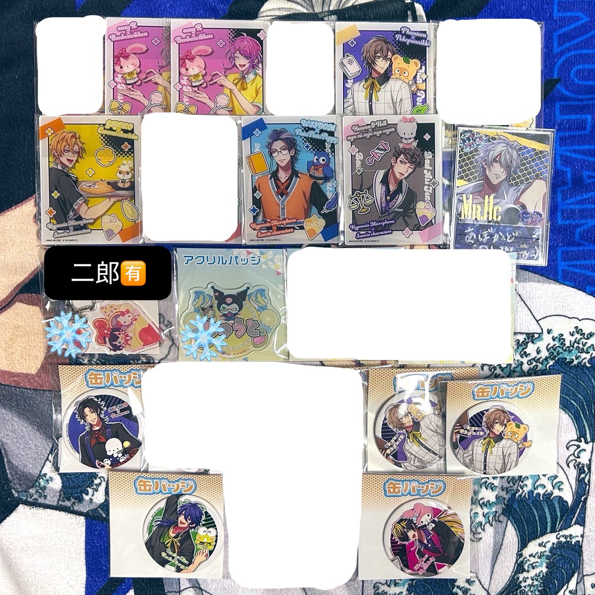 LJM_nya's tweet photo. 【交換】⚠️更新
ヒプノシスマイク ヒプマイ サンリオ ディッパーダン

アクリルカード
譲)乱数2/幻太郎/一二三/盧笙/獄

求)ミニ色紙 簓>左馬刻>一郎
定価
同異種🐴>1️⃣🎋>💤🐰🐦

アクキー
譲)一郎/二郎
求)左馬刻/簓

未使用のみ可
都内手渡し https://t.co/uD9HBAexiP