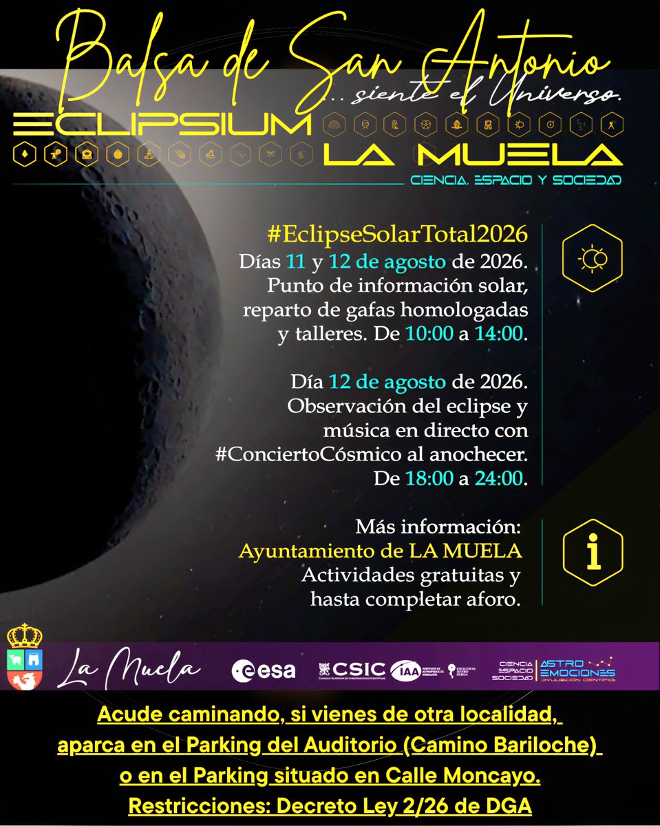 atellogimeno's tweet photo. Eclipse Solar en La Muela, Aragón 

🌕🌖🌗🌑 https://t.co/9JrGTrw4KU
