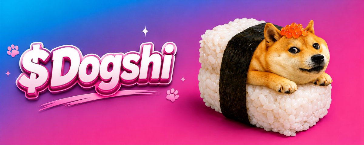Dogesushi_rh's tweet photo. 🍣🐕 $DOGSHI IS LIVE ON @SushiSwap !

The sushi dog has officially landed. 🐕🍣
Born to meme. Ready to cook. 

Come join the $DOGSHI pack and let’s take this dog to the moon. 

CA : 0xb84a9308ac13be5016dfef5bac210ce572c65eb8 https://t.co/f7ZCd4tohr