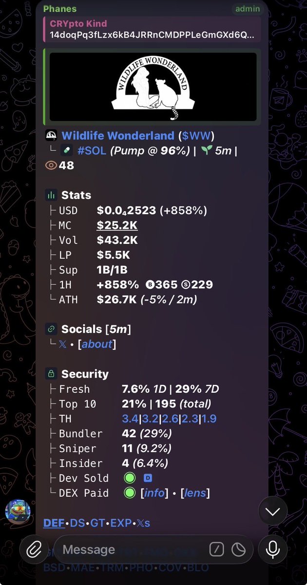 for_futurnas's tweet photo. Ca

14doqPq3fLzx6kB4JRRnCMDPPLeGmGXd6QY5ZGXqpump https://t.co/g19a0J0v6L