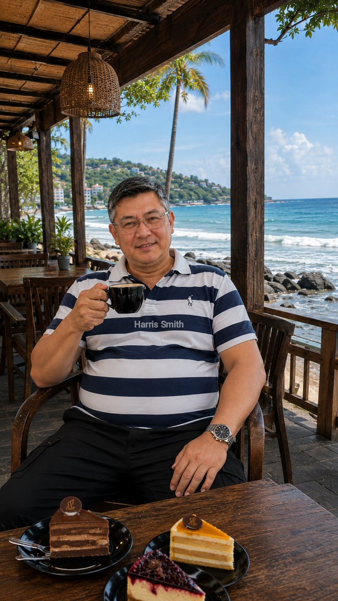 harrissmith7b's tweet photo. "Coffee. Ocean. Peace." ☕🌊 #coffee #ocean #peace #daddy #enjoy https://t.co/n5xO6QhECK