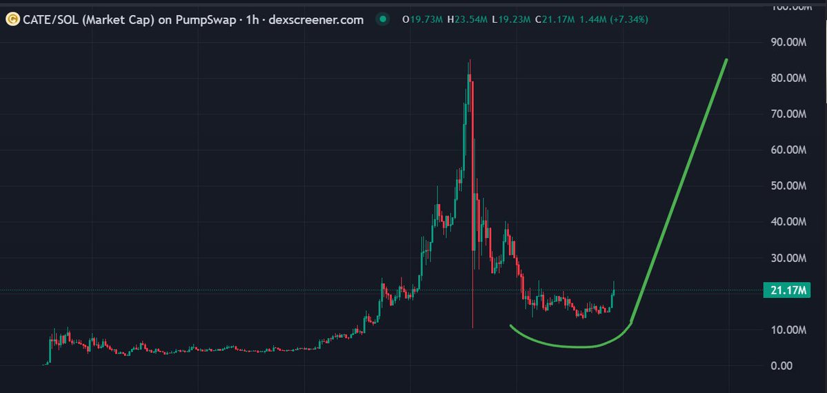 MoEthWhale's tweet photo. Everyone had/has the opportunity to buy the generational $CATE dip. 🐈

The most hated billion dollar memecoin rally begins.

It's cat(e) szn. 🐈

CA: Ai66LHZG9MCzg1WKdawwqduVAXpNDUuV8M3uyq5ppump https://t.co/98fzAR5bri