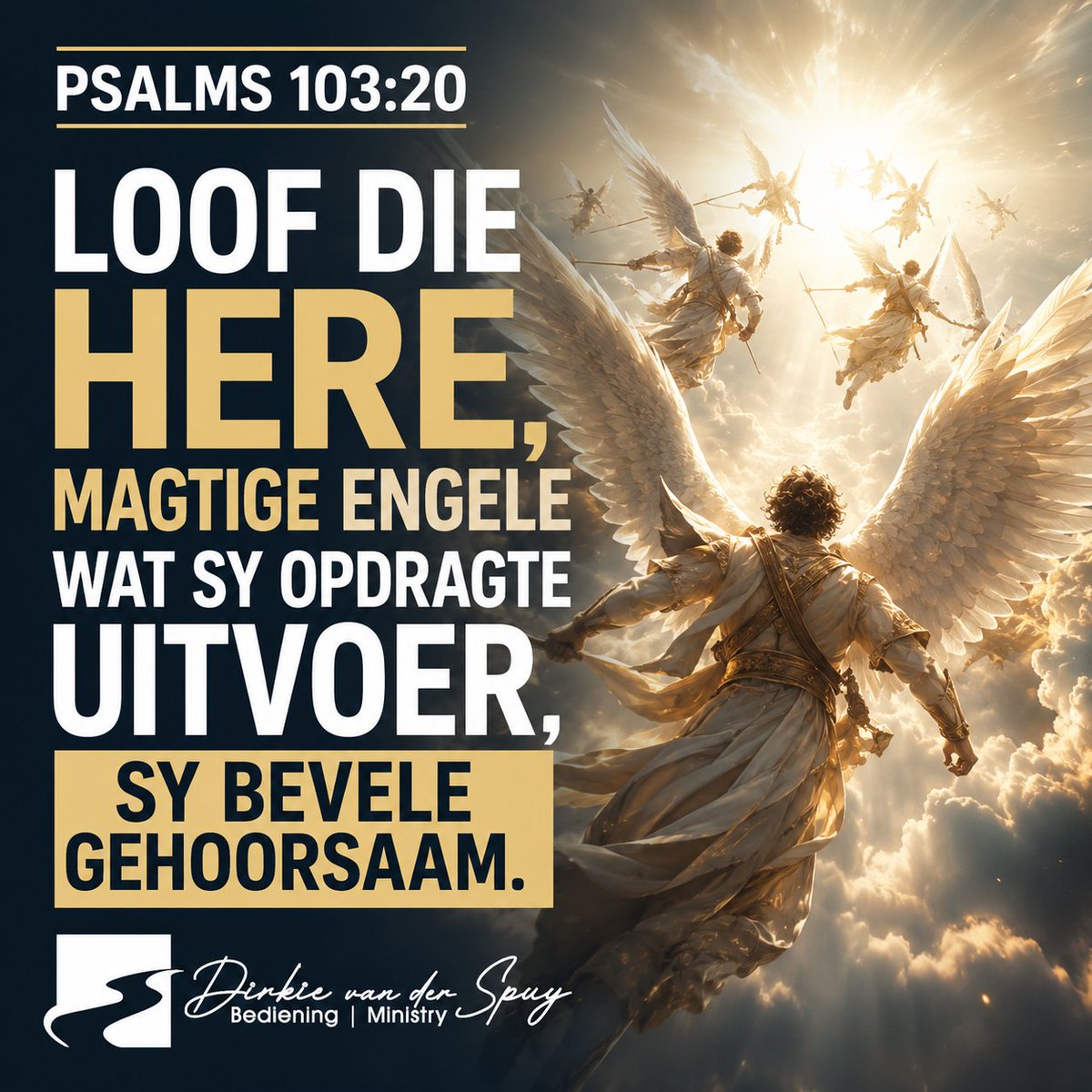 vdSpuyMinistery's tweet photo. Gelowiges moet engele nie aanbid nie, maar met vertroue op God leef, bid en glo dat Hy Sy engele stuur om hulle te dien en te beskerm. #keerpunt #kyksaam #Sondag23Augustus #TBN #TBNAfrica #DStv343 #engele #kyksaammetander https://t.co/AZuvj0RkYM