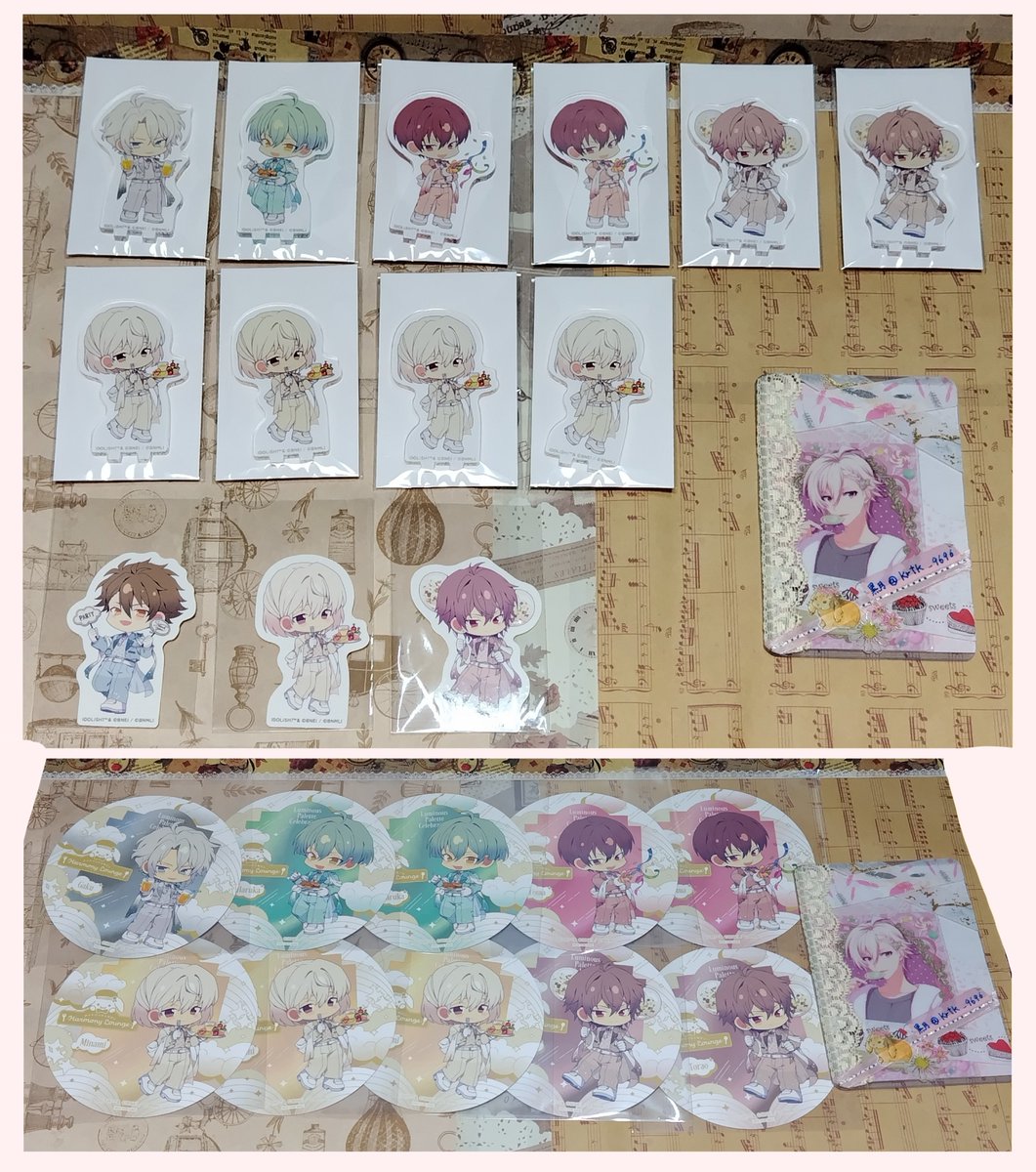 krtk_9696's tweet photo. 【交換】アイナナ アニカフェ アクスタ コロッタ ステッカー コースター

【譲】楽 龍之介 百 千 悠 トウマ 巳波 虎於

【求】天

＊同種交換のみ
＊郵送希望

↓過去弾 https://t.co/qz90ZvJ3uz
