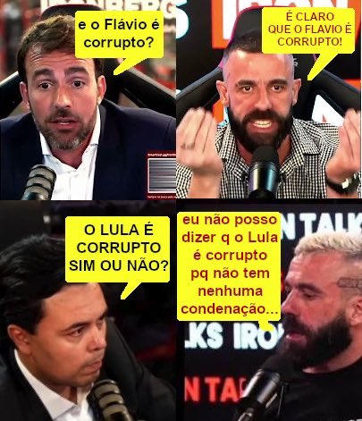suazocris's tweet photo. Dois lixos, mas ele fala que o Flávio é corrupto, então no mínimo são dois pesos e duas medidas. 
Não suporto o chilique, mas ele conseguiu provar, com essa encenação barata, que esse pessoal limpinho sempre cai no colo do Lula e tem outro ponto também, esse é o pessoal que chama o Bolsonaro de FROUXO, se fosse homem corajoso mesmo, falaria qualquer coisa que desse a entender que o Lula é um bandido.