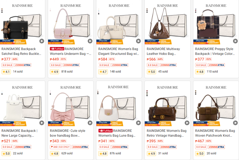 joyfulfindsph's tweet photo. not gatekeeping these bags under ₱500 because looking stylish doesn't have to be expensive. 👜✨ https://t.co/OZiHXZsirN