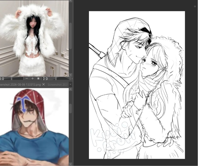 kubifruti's tweet photo. manga style commission #WIPㅤ🥰
client requested a waist-up upgrade (+ extra charge)⛅️
#commissionart #vgen #commissiongg https://t.co/QPXJSvnKz8