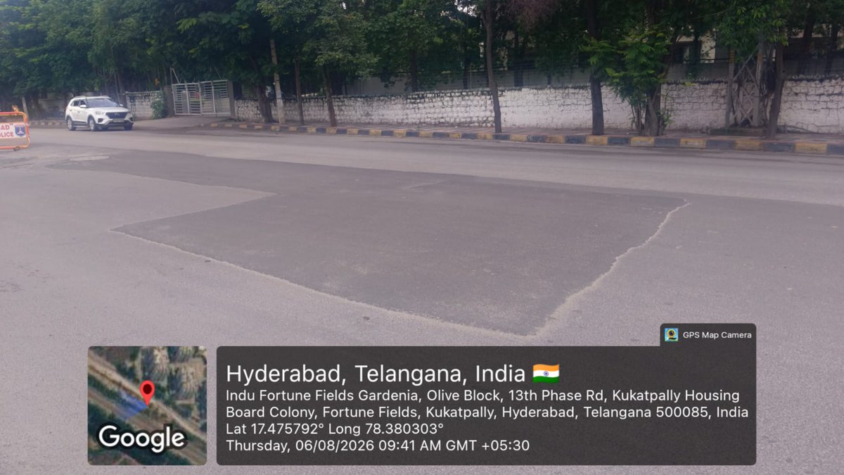 DC_Kukatpally's tweet photo. @ash_chowder @CMC_Offcl @MC_Cyberabad Dear Citizen Inconvenience regretted. Your grievance is resolved. Thank you. https://t.co/pk2WVaHZEg