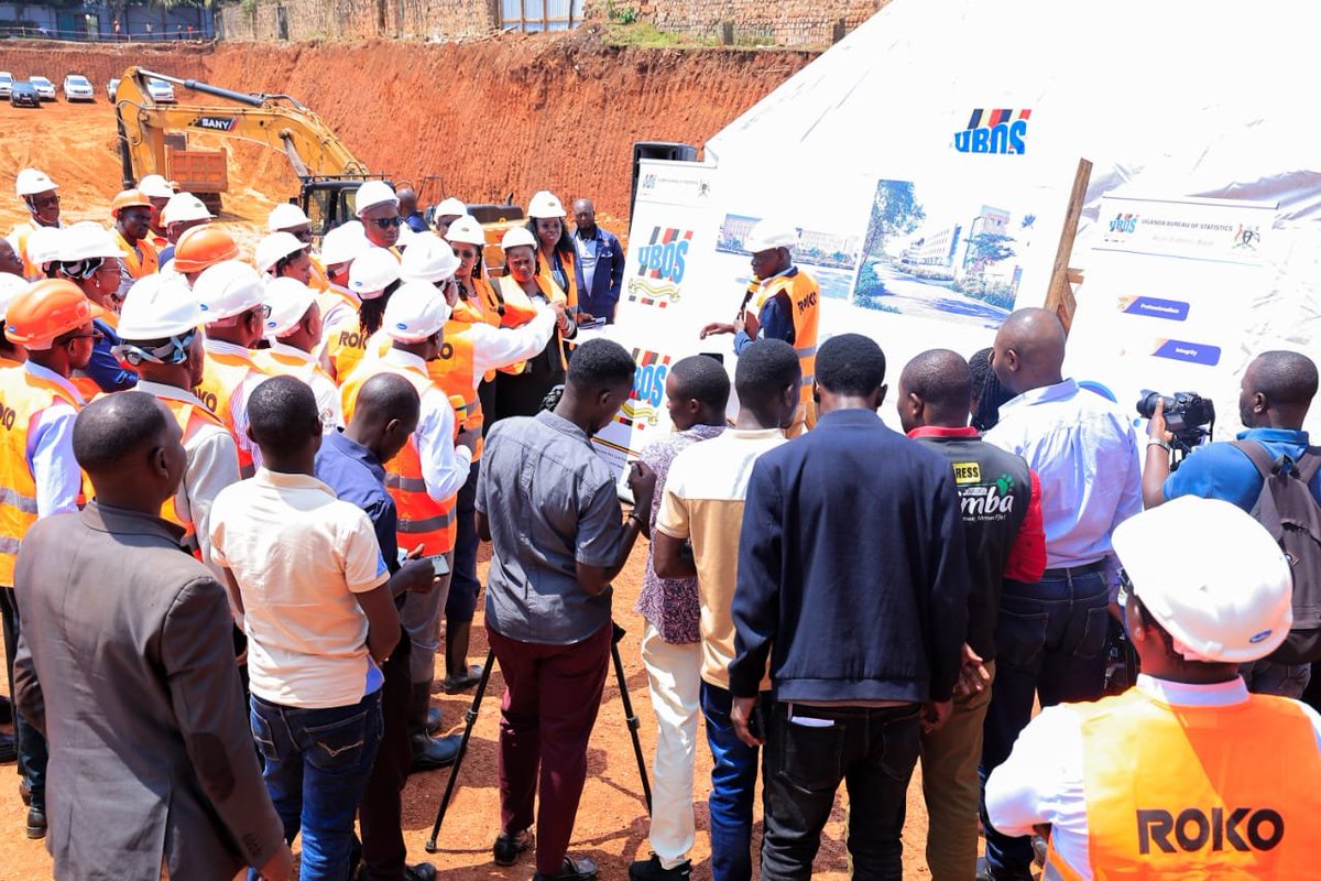 StatisticsUg's tweet photo. UBOS Board Chairman Mr. Albert Byamugisha: The groundbreaking of Statistics House represents a major milestone in UBOS’ commitment to building a stronger and more sustainable national statistical system.

This investment reflects the confidence placed in UBOS and the importance of statistics in shaping Uganda’s policies, programmes, and development agenda.

#UBOS #StatisticsHouse