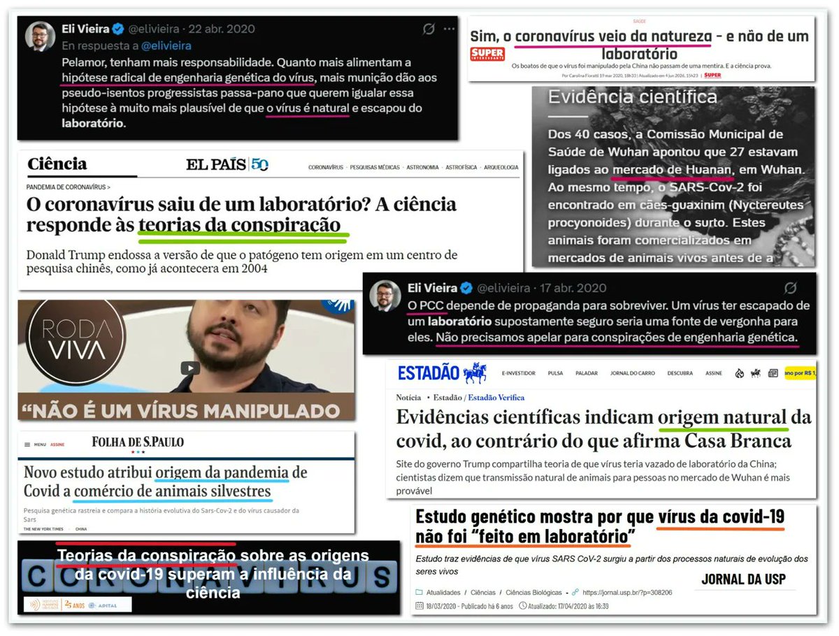 schmittpaula's tweet photo. O debate sobre a origem do vírus era essencial pq provocava uma pergunta obrigatória: FAZ SENTIDO CONFIAR NAS SOLUÇÕES APRESENTADAS POR QUEM CRIOU O PROBLEMA? Mas essa pergunta foi atrasada ao máximo, pq incompetentes, ignorantes e agentes da farmáfia perseguiam quem queria saber https://t.co/3mBCsTPDSa