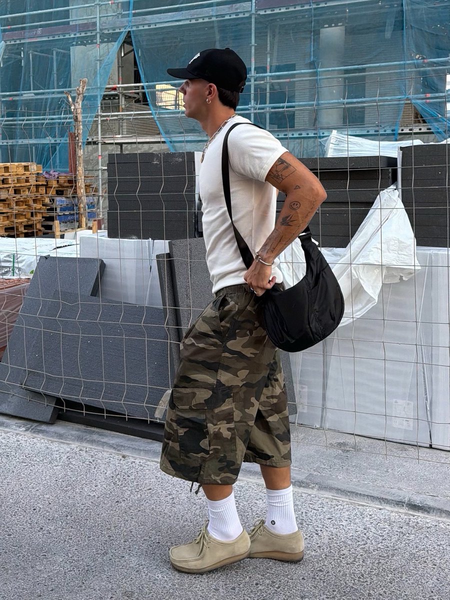 CaminoTV's tweet photo. les bermudas camo avec un haut blanc ça fonction super bien 

tee https://t.co/WEzkOppSts 16€
bermuda https://t.co/Bqilv6Lhy0 40€
sling bag https://t.co/wyK3gaSAls 23€
shoes https://t.co/KlWCpMM0wL 160€ https://t.co/VDK83oiNQO