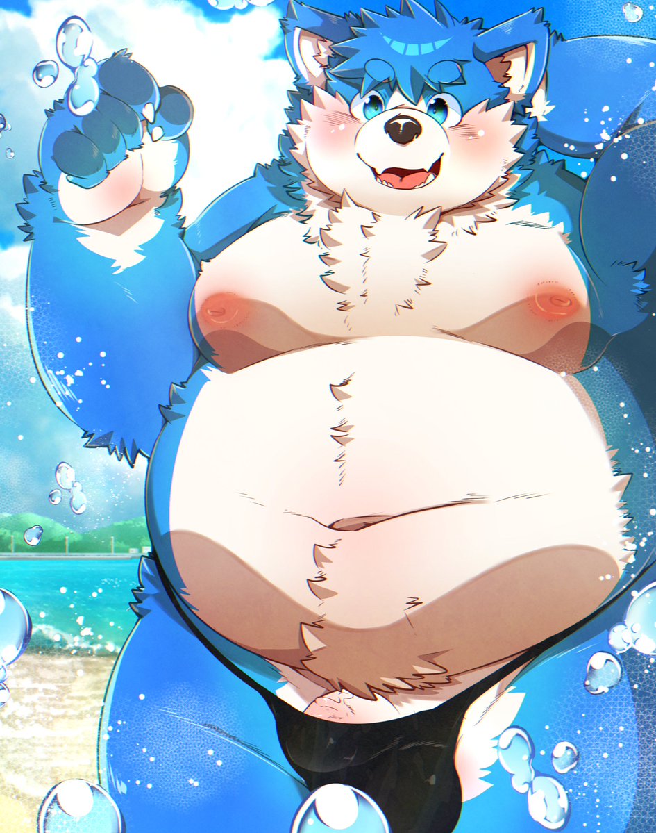 tsurugi23's tweet photo. お絵かき：
ア「この水着ちょっときわどすぎない？」
ヨ「いいんだよ、ここはそういう海岸なんだから」 https://t.co/B8p9ajoUS1