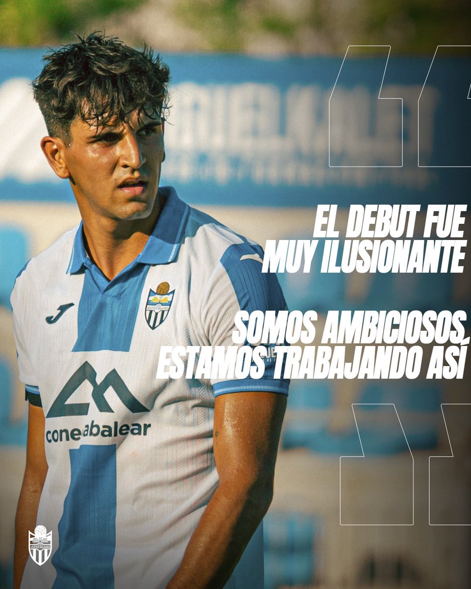 atleticbalears's tweet photo. 🗣️ Declaraciones de Rubén Catalá, después de la victoria frente el CD Llosetense. 

#SempreFidels https://t.co/obtChgRRIP