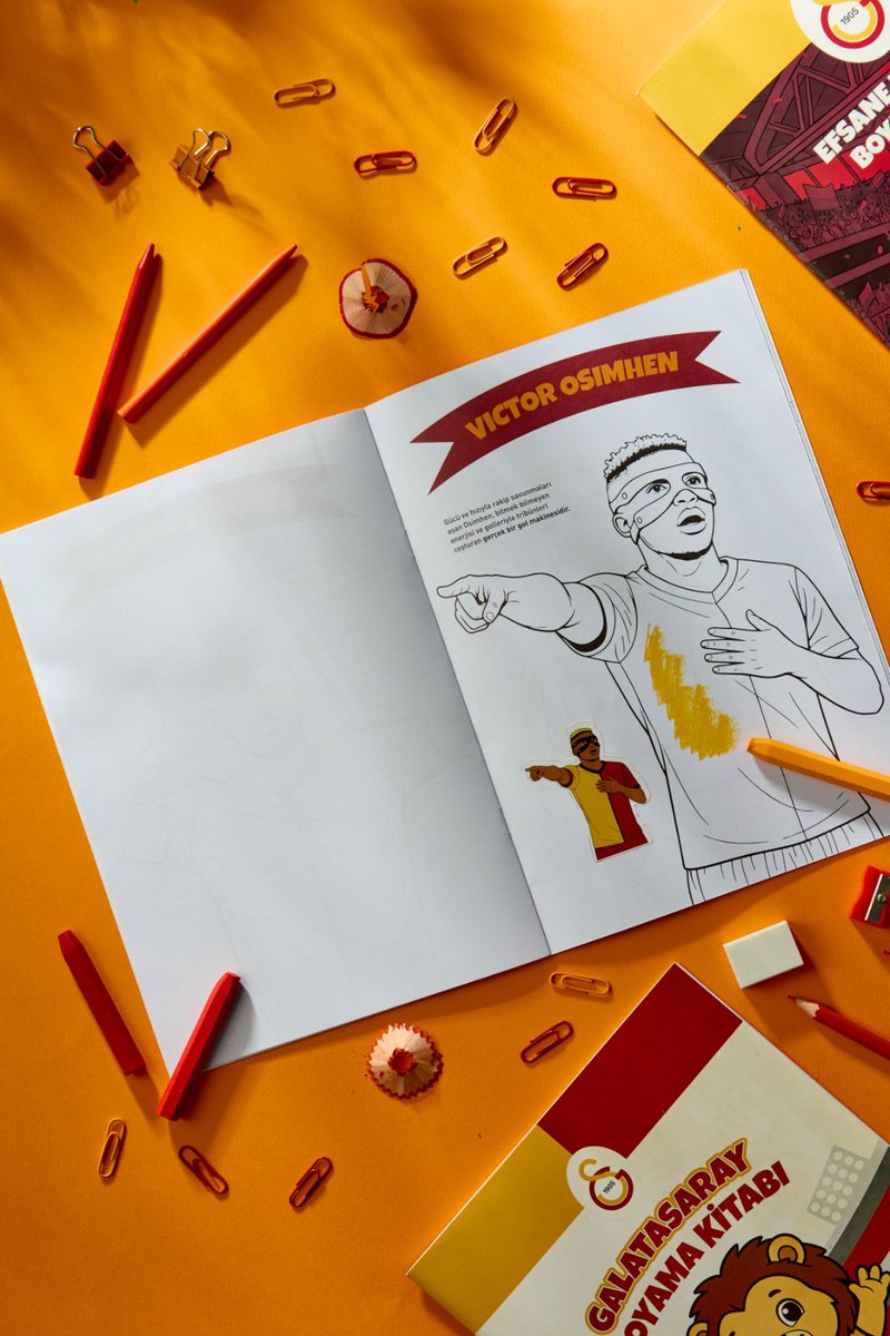 GSStore's tweet photo. Yeni favori aktivite zamanı! 😍

Galatasaray Boyama Kitapları ile minik taraftarlar, efsane formalarını ve yıldızlarını kendi renkleriyle buluşturuyor. 🎨 

Alışverişe hemen başlamak için linke tıkla 👇

📲https://t.co/AZOIcc7JBO https://t.co/Oq0g3q5TTw