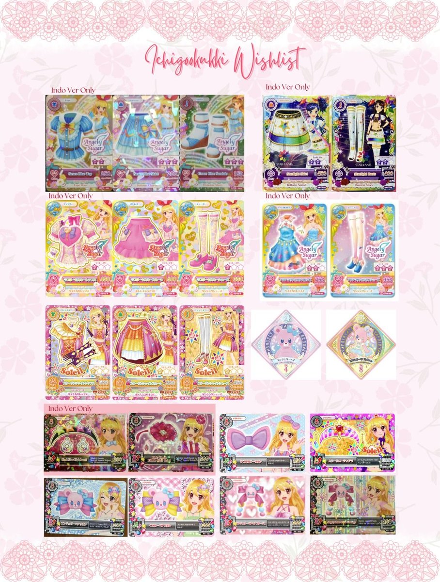 kukkithemine's tweet photo. WTB Aikatsu
Bantu aku membawa pulang kartu kartu cantik ini🥺✨️❤️
HMU kalau ada yang jual!

#warungaikatsu #aikatsu #aikatsucollection #aikatsuindonesia https://t.co/f3aMGkUBqS