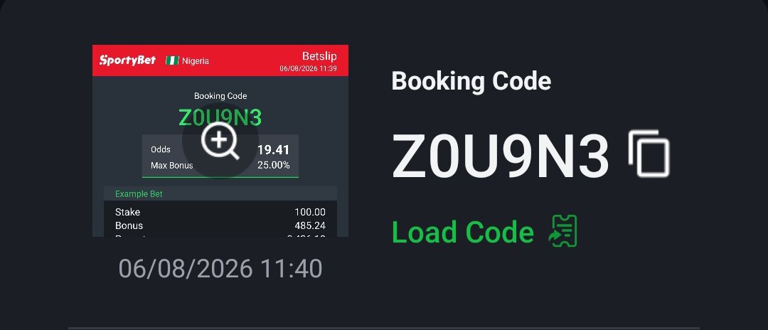 Smg61Gz's tweet photo. W Go Again Today 

19 Odds On Sporty 

Code 👉 Z0U9N3

Stake Responsibly 🔞🔞 https://t.co/XKeAdhVH02