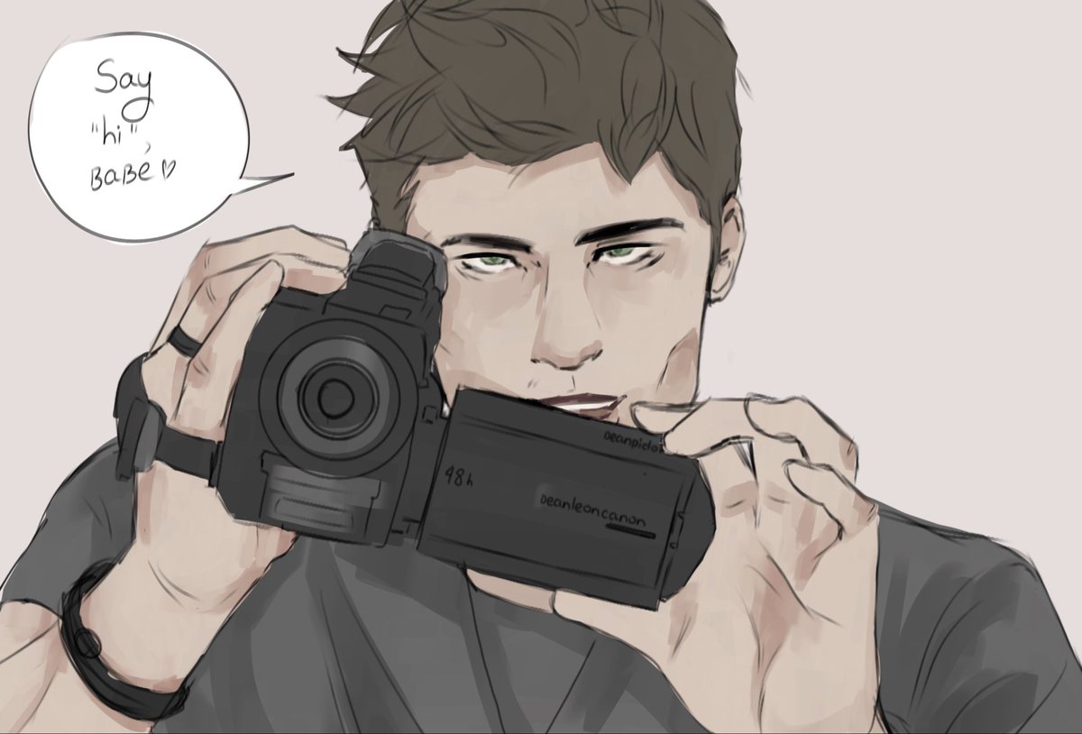 LeonTampon's tweet photo. Dean loves his handsome husband so much 
#DeanLeon #deanwinchester #leonkennedy #supernatural https://t.co/OyoK3uadzU