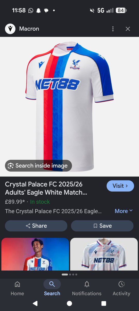craiglc74's tweet photo. @Rovers @umbro I thought I had seen this kit somewhere before #crystalpalacefc #rovers https://t.co/LQoiMmnvW8