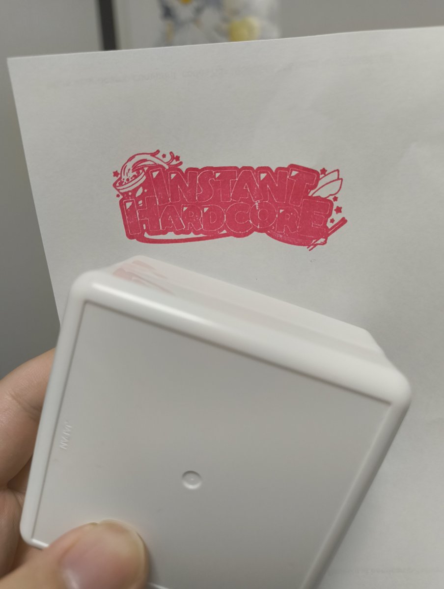 agar_tengusa's tweet photo. INSTANT HARDCOREスタンプきた https://t.co/lOj4n0DI1E