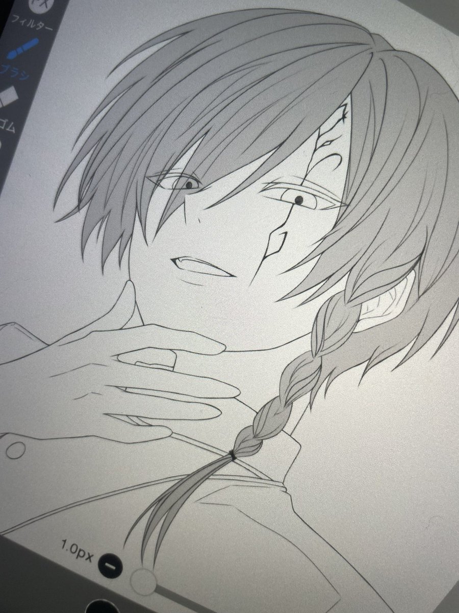 orkr_tea's tweet photo. 彗星の如く現れた謎の人物になりたかったがSARAのせいで早々に頭おかしい奴だってバレてる

⇩ちなみにこちら２週間放置されてる進捗です https://t.co/EPWUpbK0n3