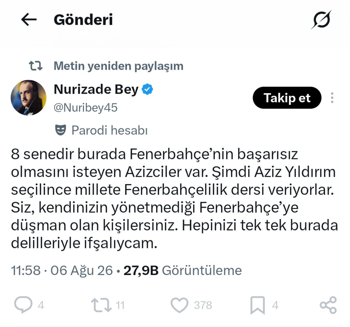 RapaicatY's tweet photo. şimdi bu milleti kendine göre
tehdit ediyor ya amın oğlu 
@Nuribey45
hadi gel bul bakalım
bi tane delil
ali koç'a destek değil köstek olduğum ile alakalı tüm camia üzerimden geçsin
ama yok bulamazsan ki eğer
tüm camia değil
ben geçicem senin üstünden söz bak sana..
kişi kendinden bilirmiş yaptığı pislik işleri,
herkesi kendi sanıyor şerefsiz pislik
şu anda götü öyle yanıyor ki
@Fenerbahce başarılı diye
herşey olumlu gidiyor diye
aç kaldı maması kesildi diye.
@Nuribey45 sana da sıra geldi haberin olsun,
seninde biletin kesildi
bundan sonra muhtaç paralı köpeklere bu kulüpten mama çıkmaz
hadi yallah başka kapıya amk amputesi..