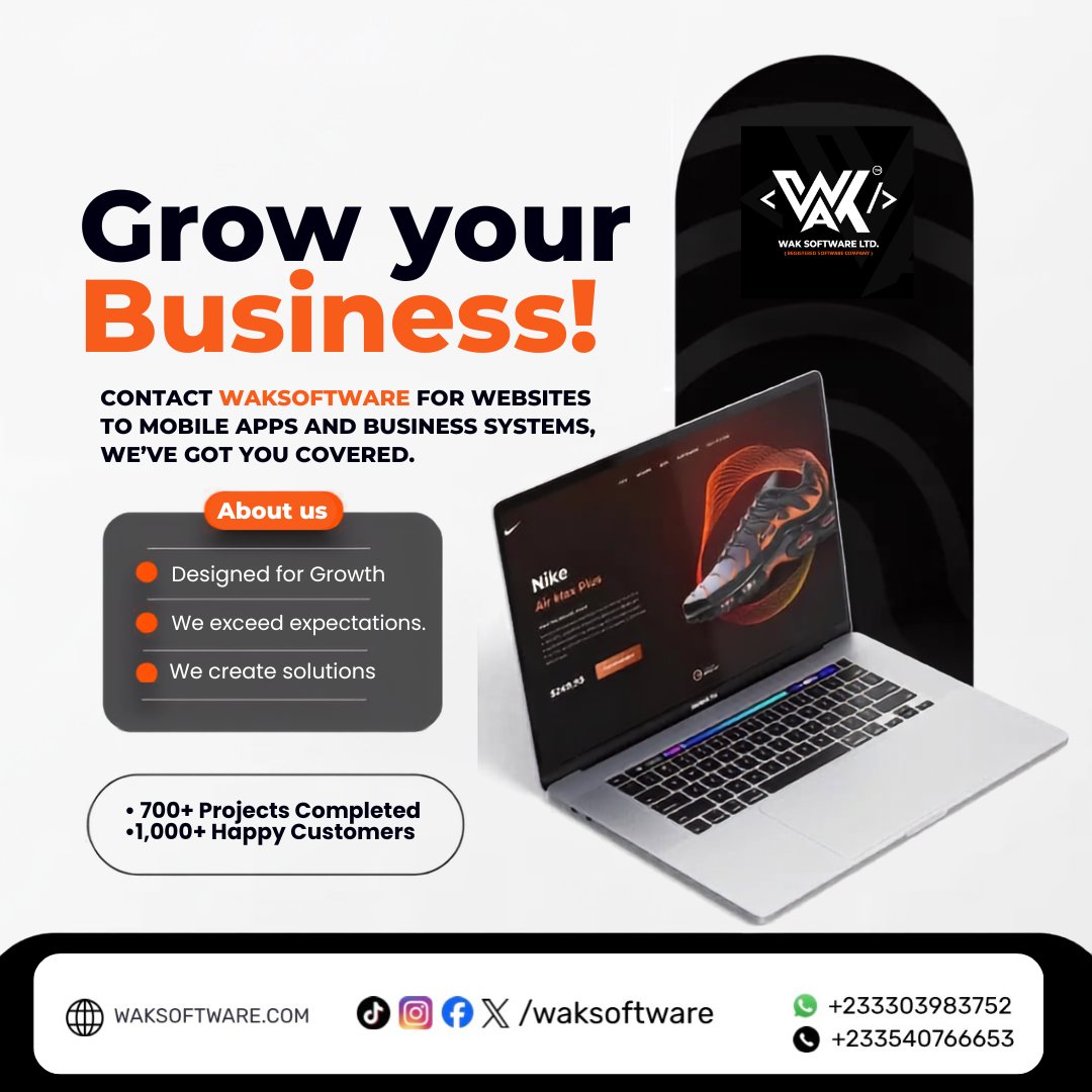 waksoftware's tweet photo. #waksoftwarelimited  #softwaredeveloper  #websitedeveloper  #mobileappdeveloper https://t.co/3YwvUpy06i