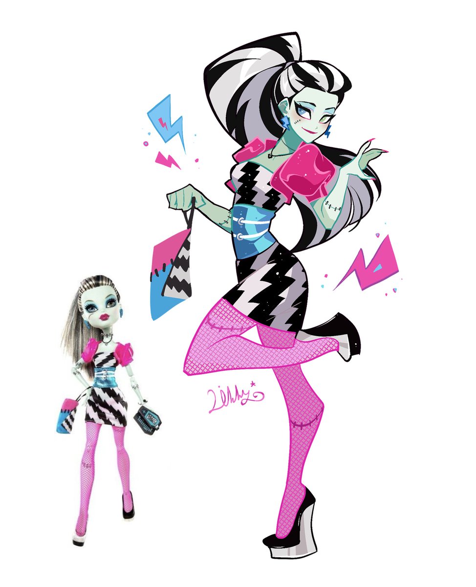Libbly_Libby's tweet photo. #monsterhigh 
DOTD Frankie stein!⚡️ https://t.co/TxCj0x6ZOA