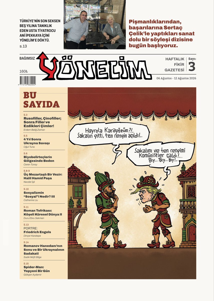 yonelimgazetesi's tweet photo. Yönelim’in 3. sayısı çıktı! https://t.co/FEZqFl9m3S