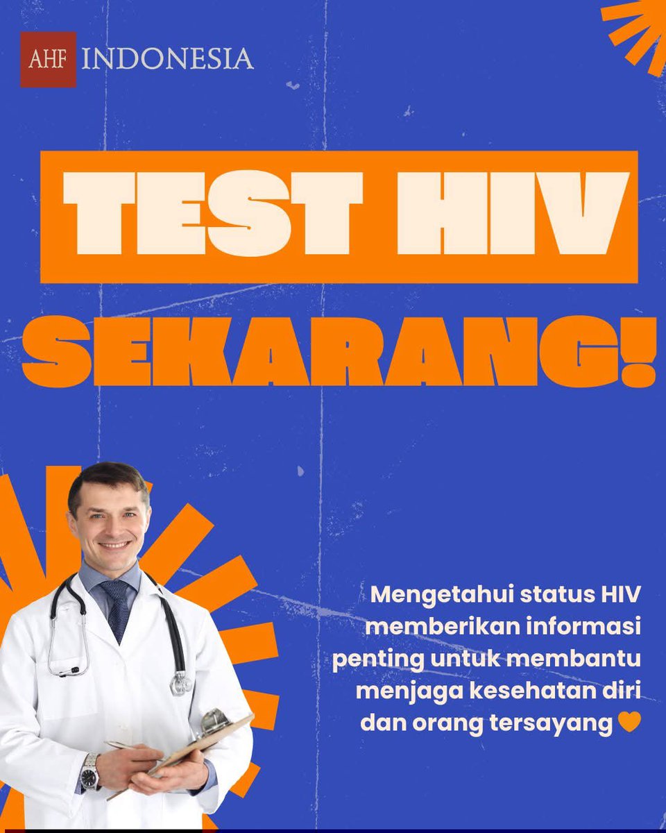 muhsahrul401's tweet photo. π©Έ Layanan gratis: Tes HIV β’ Cek IMS β’ Akses PrEP β’ Pengobatan ARV
π² Info & konsultasi: 085211954463(A R UL)
β° Jam layanan puskesmas: 08.00β12.00
π₯ Puskesmas Kota Makassar (layanan terdekat).
#TesHIVGratis #makassar #vctgratis #gaymakassar #Safetysafe #makassargay https://t.co/TIkjLoMyIz