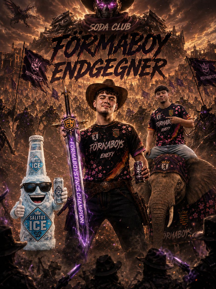 foermaboys's tweet photo. WELCOME TO OUR NEWEST FORTNITE GAMER 😎

 🇹🇷 @YikesJxn 
🍕 @cloudzxyz 
🐘 @Elefantfn 

time to win this shit. https://t.co/zUFc6yzAaM